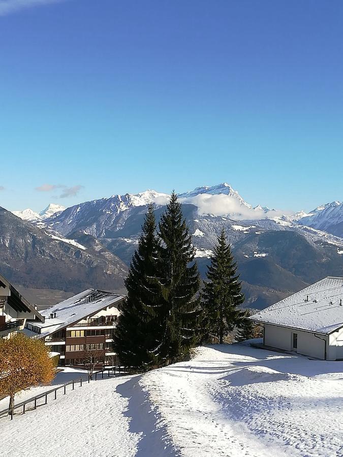 Romantic Chalet-Style Flat With Mountain View Torgon 외부 사진