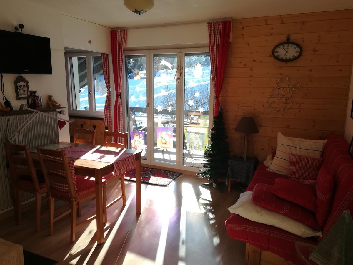Romantic Chalet-Style Flat With Mountain View Torgon 외부 사진
