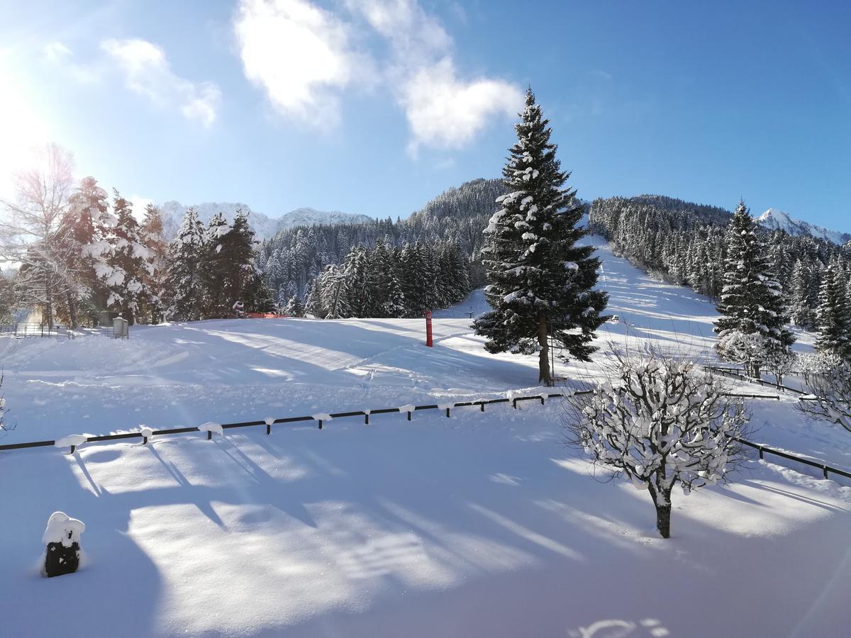 Romantic Chalet-Style Flat With Mountain View Torgon 외부 사진